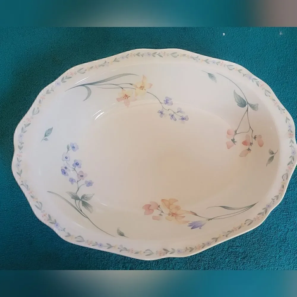 Noritake Gala Cuisine American Flowers 7912 , vintage